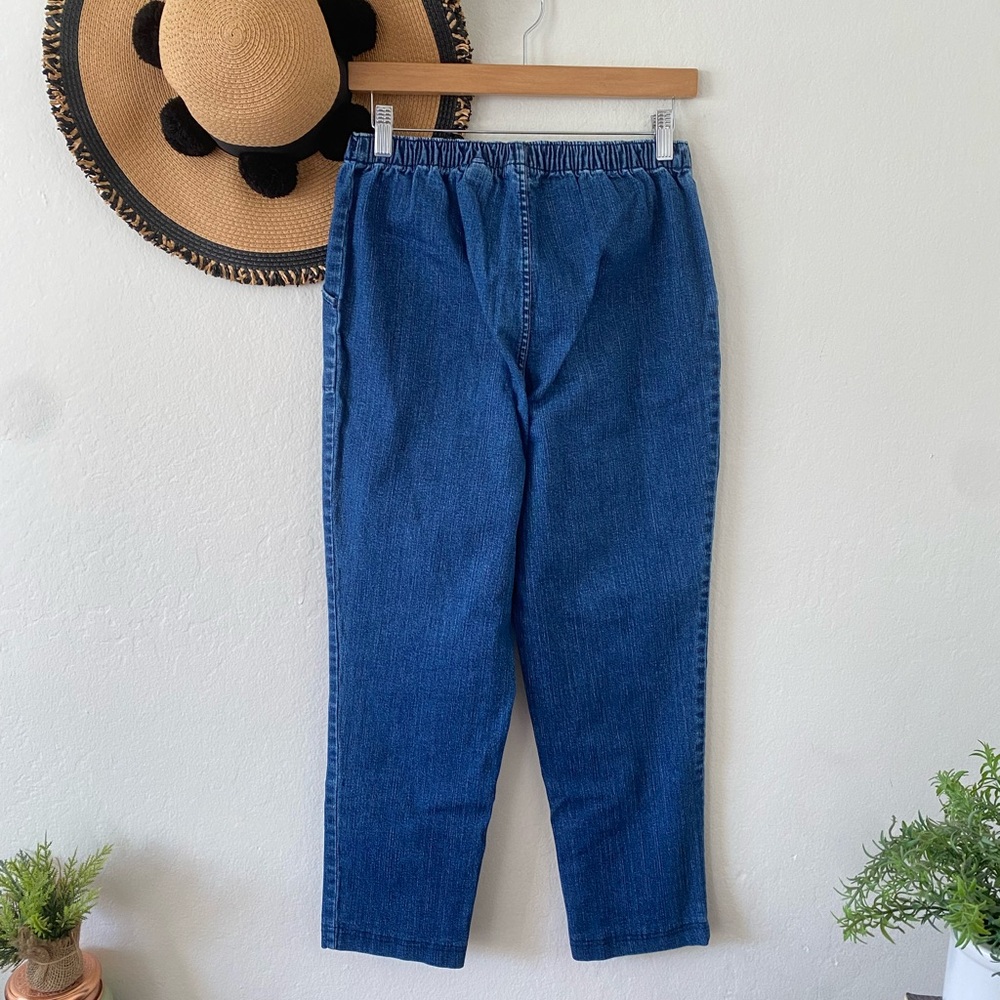 Croft & Barrow Boho Patchwork Pull On Stretch Den… - image 2